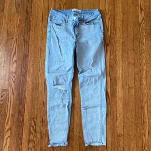 RSQ Cali High Rise Lightly Distressed Skinny Jeans